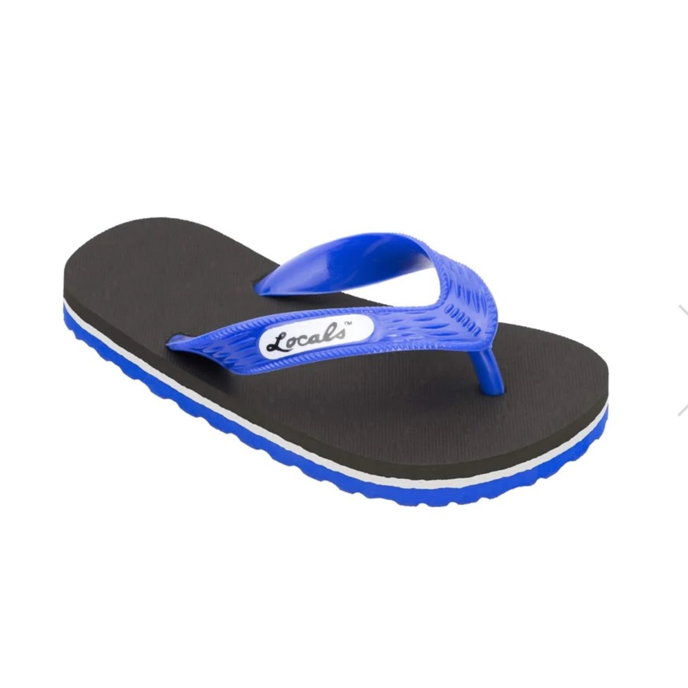 LOCALS HAWAIIAN - Kids Blue II Splippah - Toddler size flip flops